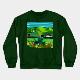 Green, Green Grass of Home Crewneck Sweatshirt